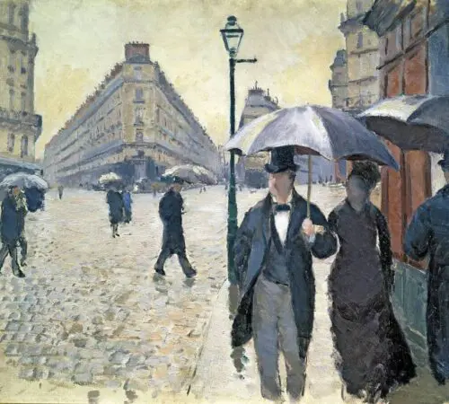 In the rain, paint, live, and dream