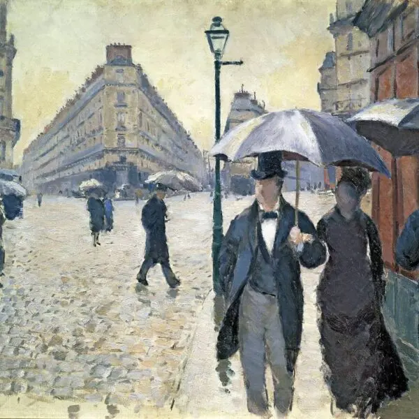 Sous la pluie, peindre, vivre et rêver