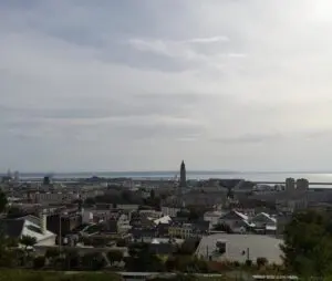 Vue sur la costière du Havre