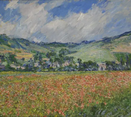 Claude Monet, Champ de Coquelicots, environ de Giverny, 1885, Huile sur toile