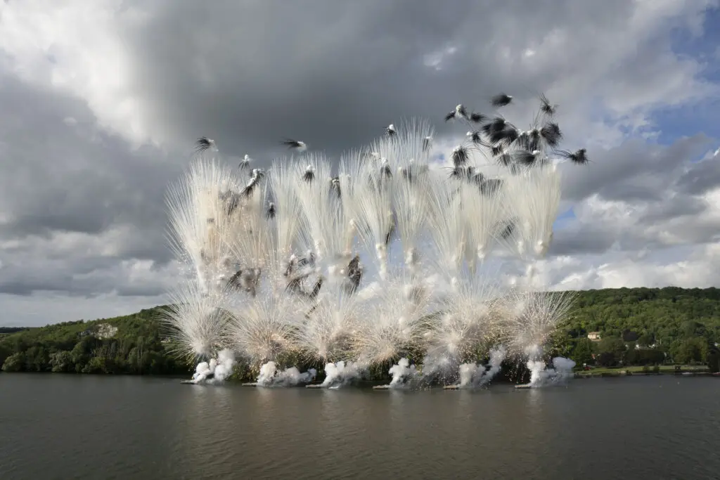 15 000 spectateurs à Vernon pour le Sky Painting de Cai Guo-Qiang !