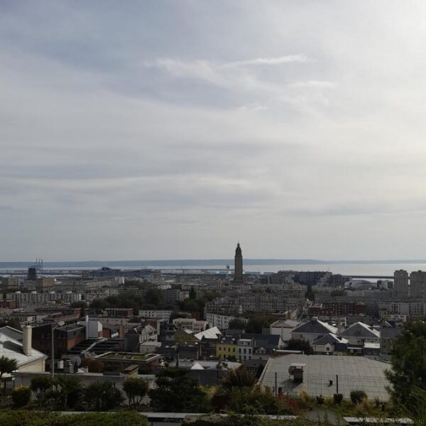 Vue sur la costière du Havre