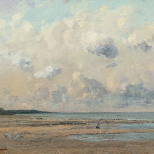 Gustave Courbet, Rivage de Normandie (plage de Deauville), 1866