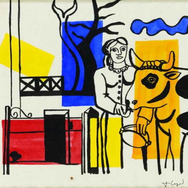Fernand Léger, La fermière et la vache, collection particulière