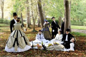 Déjeuner sur l’herbe en bord de Seine
