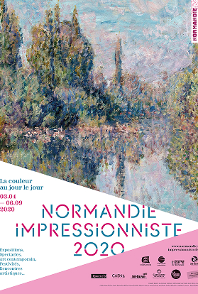 Affiche de l'édition 2020 du festival Normandie Impressionniste