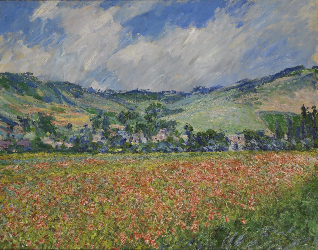 Claude Monet, Champ de Coquelicots, environ de Giverny, 1885, Huile sur toile
